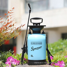 5L Plastic Portable Garden Pump Sprayer Brass Wand Shoulder Strap for Yard Lawn Weeds Plants